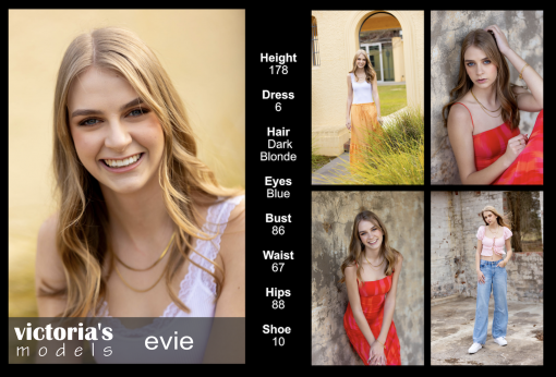 Comp Card Eviepng